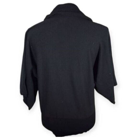 IT'S OUR TIME BLACK COWL-NECK SWEATER SZ.M EUC. - Picture 3 of 6